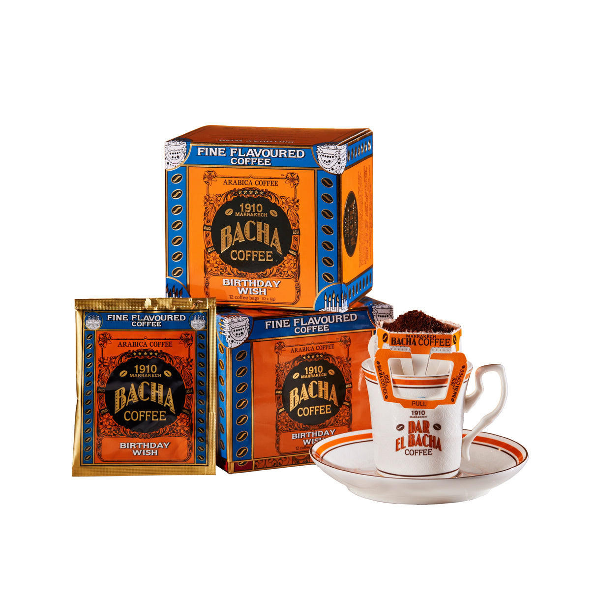 Bacha Coffee | Birthday Wish Coffee Bag Gift Box (12 bags)